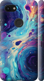 3D пластиковий матовий чехол Арт акварель для Google Pixel 3a - 6329m-1700 изображение 