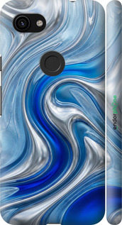 3D пластиковий матовий чехол Liquid Chrome для Google Pixel 3a - 6781m-1700 изображение 