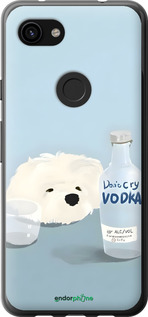 2D пластиковый чехол Пес водка для Google Pixel 3a - 6368t-1700 изображение 