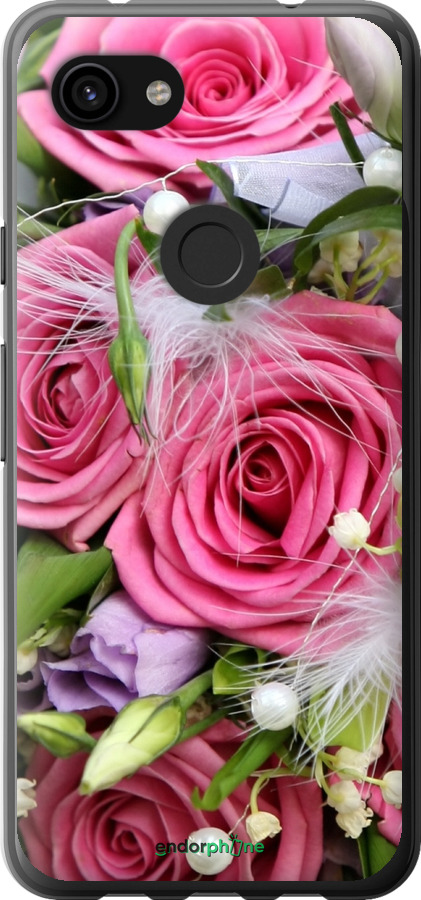 

Силіконовий чохол "Ніжність" для Google Pixel 3a, Рожевий