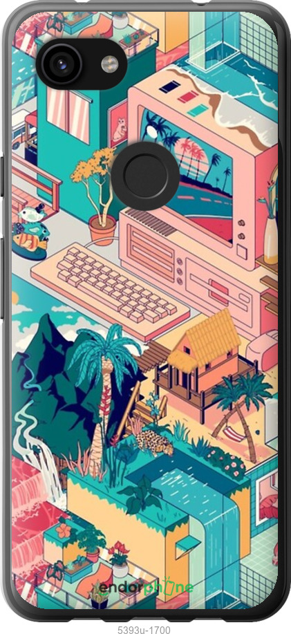 2D пластиковий чехол № 5393 для Google Pixel 3a - 5393t-1700 изображение 