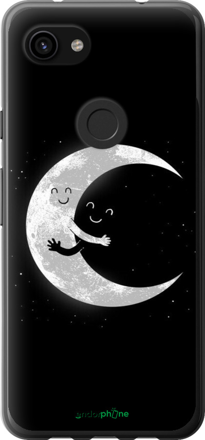 2D пластиковий чехол Місячні обійми для Google Pixel 3a - 6508t-1700 изображение 
