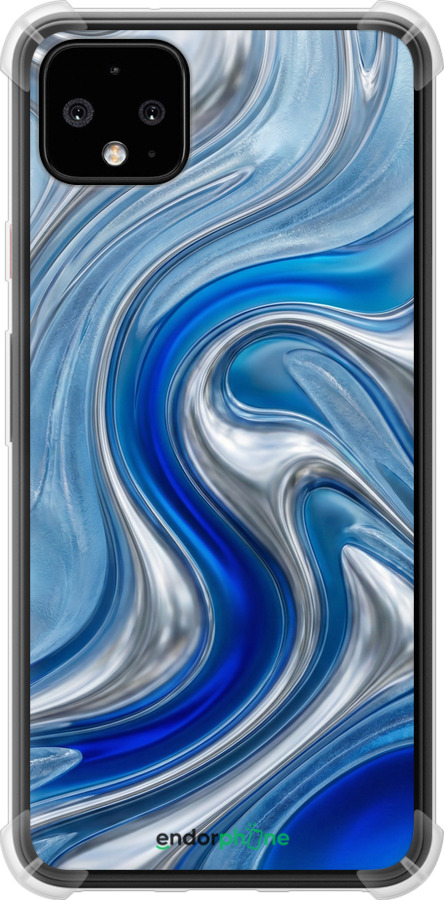 Силикон с усиленными углами чехол Liquid Chrome для Google Pixel 4 XL - 6781sp-1754 изображение 