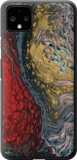 Силиконовый чехол С изображением абстрактной живописи для Google Pixel 4 XL - 6530u-1754 изображение 