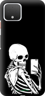 TPU чехол Скелет делает Selfie для Google Pixel 4 - 6535b-1755 изображение 