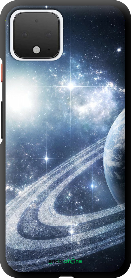 TPU чехол Кільця Сатурна для Google Pixel 4 - 173b-1755 изображение 