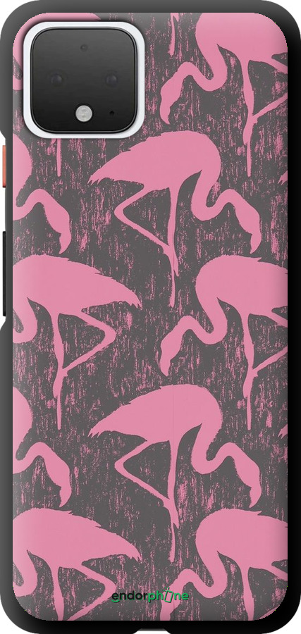 TPU чехол Vintage-Flamingos для Google Pixel 4 - 4171b-1755 изображение 