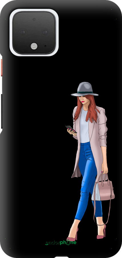 TPU чехол Девушка 1 для Google Pixel 4 - 4751b-1755 изображение 