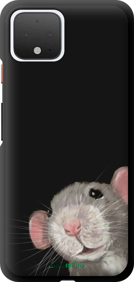 TPU чехол The Peeking Rat для Google Pixel 4 - 6442b-1755 изображение 