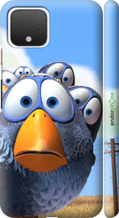 3D пластиковый матовый чехол Angry Birds для Google Pixel 4 - 6008m-1755 изображение 