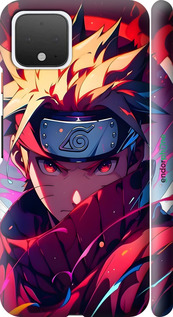 3D пластиковый матовый чехол Наруто для Google Pixel 4 - 6274m-1755 изображение 