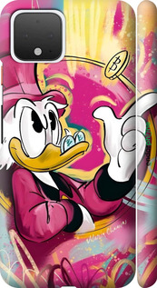 3D пластиковый матовый чехол Скрудж для Google Pixel 4 - 6283m-1755 изображение 