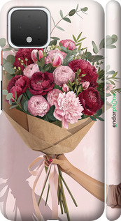 3D пластиковий матовий чехол Півонії 1 для Google Pixel 4 - 6705m-1755 изображение 