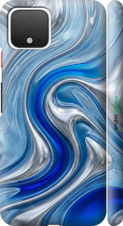 3D пластиковый матовый чехол Liquid Chrome для Google Pixel 4 - 6781m-1755 изображение 