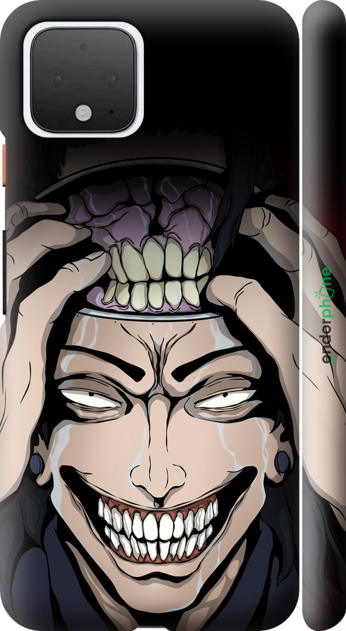 3D пластиковий матовий чехол Kenjaku Магічна Битва для Google Pixel 4 - 6151m-1755 изображение 