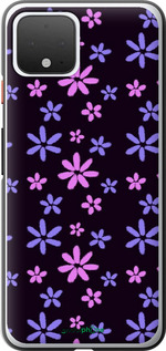 2D пластиковий чехол з квітами для Google Pixel 4 - 6258t-1755 изображение 