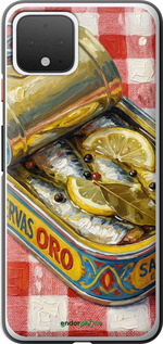 Силіконовий чехол Vintage Sardine Tin Phone для Google Pixel 4 - 6772u-1755 изображение 