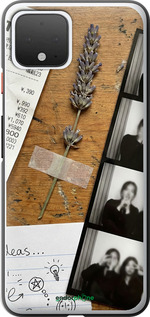 2D пластиковий чехол Aesthetic Scrapbook Collage для Google Pixel 4 - 6773t-1755 изображение 