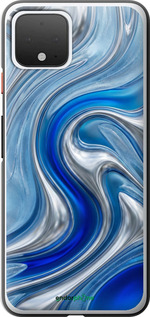 2D пластиковый чехол 'Liquid Chrome' для Google Pixel 4 изображение 6