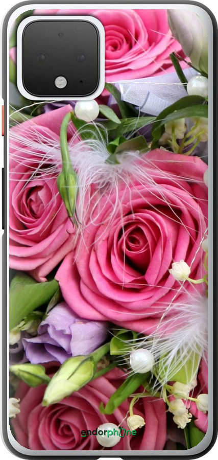 

Силіконовий чохол "Ніжність" для Google Pixel 4, Рожевий