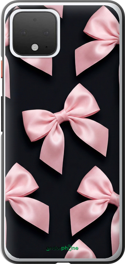 2D пластиковий чехол Coquette Ribbons Dark Coquette для Google Pixel 4 - 6767t-1755 изображение 