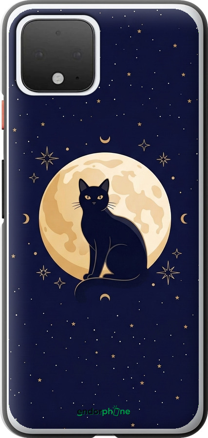 2D пластиковий чехол Cute Cat Celestial/Witchy для Google Pixel 4 - 6787t-1755 изображение 