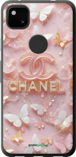 Силиконовый чехол Шанель для Google Pixel 4A - 6366u-1935 изображение 