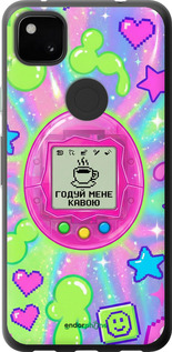 Силиконовый чехол 'Y2K Aesthetic Retro Pet: Годуй мене кавою' для Google Pixel 4A изображение 3