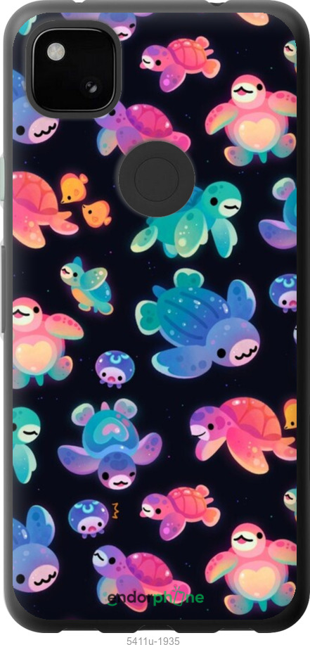 Силиконовый чехол № 5411 для Google Pixel 4A - 5411u-1935 изображение 
