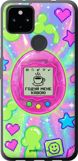 Силиконовый чехол Y2K Aesthetic Retro Pet: Годуй мене кавою для Google Pixel 4A 5G - 6784u-2867 изображение 