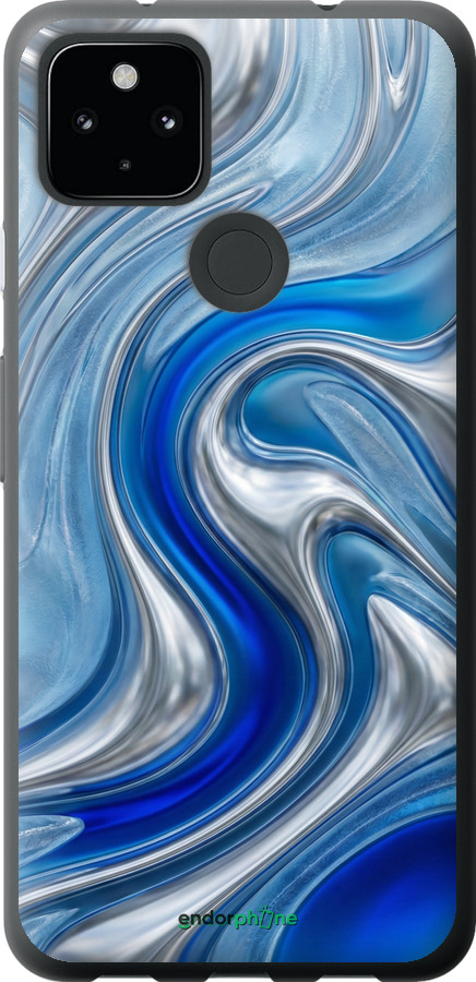 Силиконовый чехол Liquid Chrome для Google Pixel 4A 5G - 6781u-2867 изображение 
