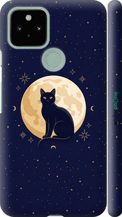 3D пластиковий матовий чехол Cute Cat Celestial/Witchy для Google Pixel 5 - 6787m-2044 изображение 