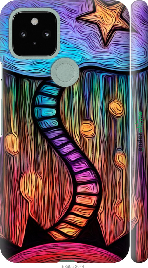 3D пластиковий матовий чехол № 5390 для Google Pixel 5 - 5390m-2044 изображение 