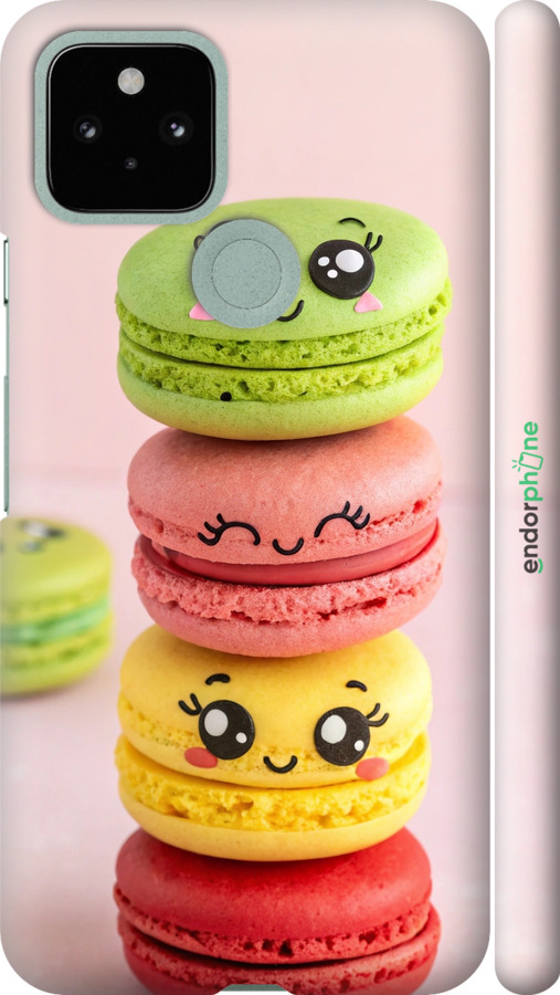 3D пластиковий матовий чехол Печиво для Google Pixel 5 - 6693m-2044 изображение 