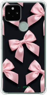 Силикон с усиленными углами чехол 'Coquette Ribbons Dark Coquette' для Google Pixel 5 изображение 2