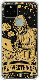 Силикон с усиленными углами чехол 'The Overthinker' для Google Pixel 5 изображение 2