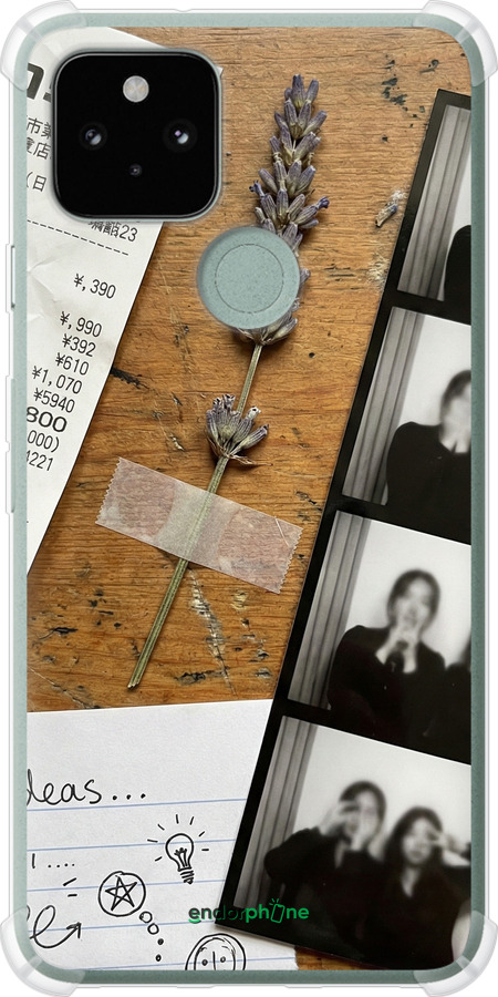 Силикон с усиленными углами чехол Aesthetic Scrapbook Collage для Google Pixel 5 - 6773sp-2044 изображение 