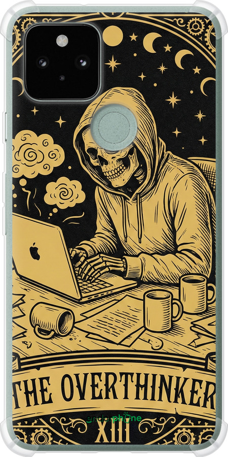 Силикон с усиленными углами чехол The Overthinker для Google Pixel 5 - 6774sp-2044 изображение 