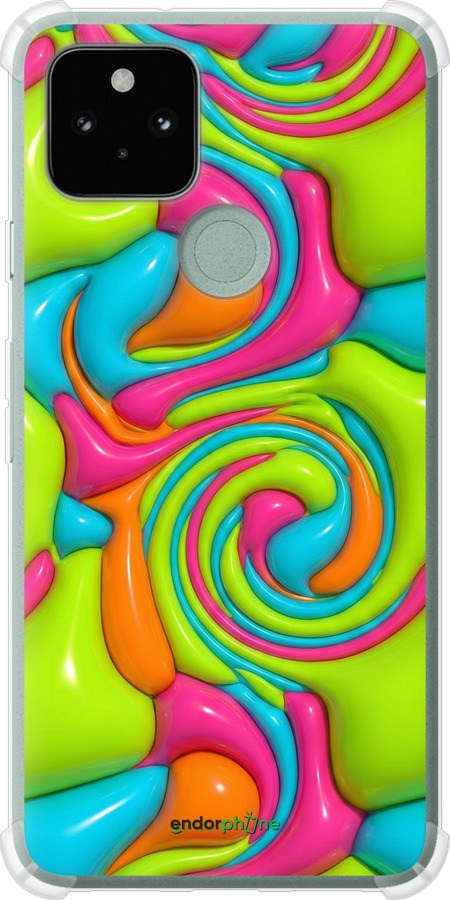 Силикон с усиленными углами чехол Y2K Jelly Dream для Google Pixel 5 - 6780sp-2044 изображение 