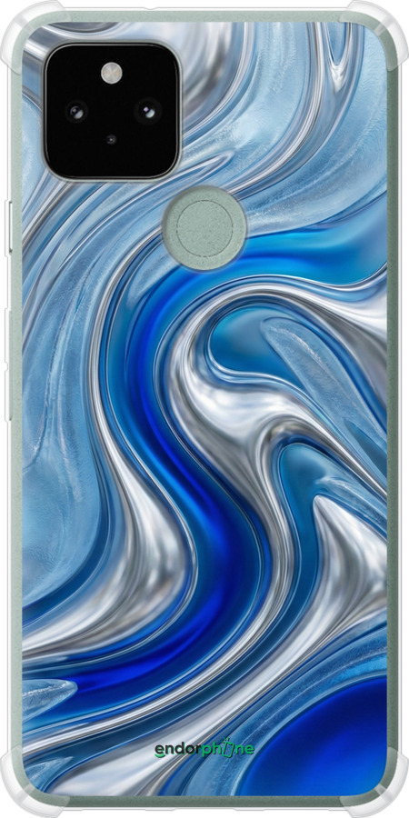 Силикон с усиленными углами чехол Liquid Chrome для Google Pixel 5 - 6781sp-2044 изображение 