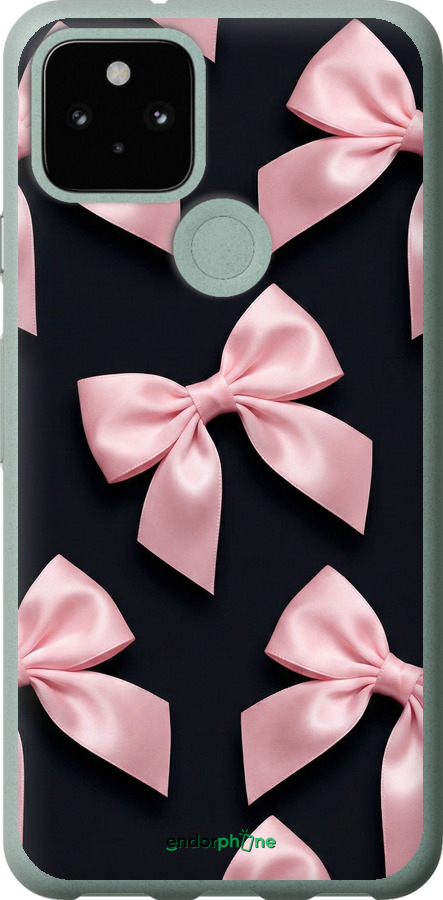 Силиконовый чехол Coquette Ribbons Dark Coquette для Google Pixel 5 - 6767u-2044 изображение 
