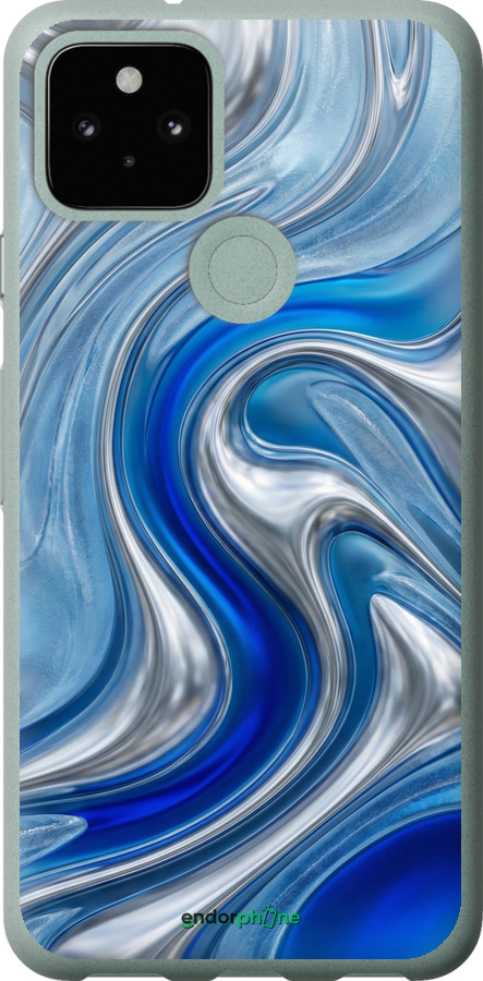 2D пластиковый чехол Liquid Chrome для Google Pixel 5 - 6781t-2044 изображение 