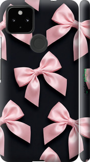 3D пластиковый матовый чехол 'Coquette Ribbons Dark Coquette' для Google Pixel 5A изображение 1