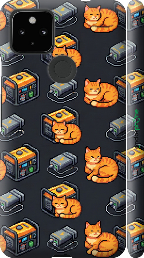 3D пластиковый матовый чехол Autonomous Zone для Google Pixel 5A - 6771m-2286 изображение 