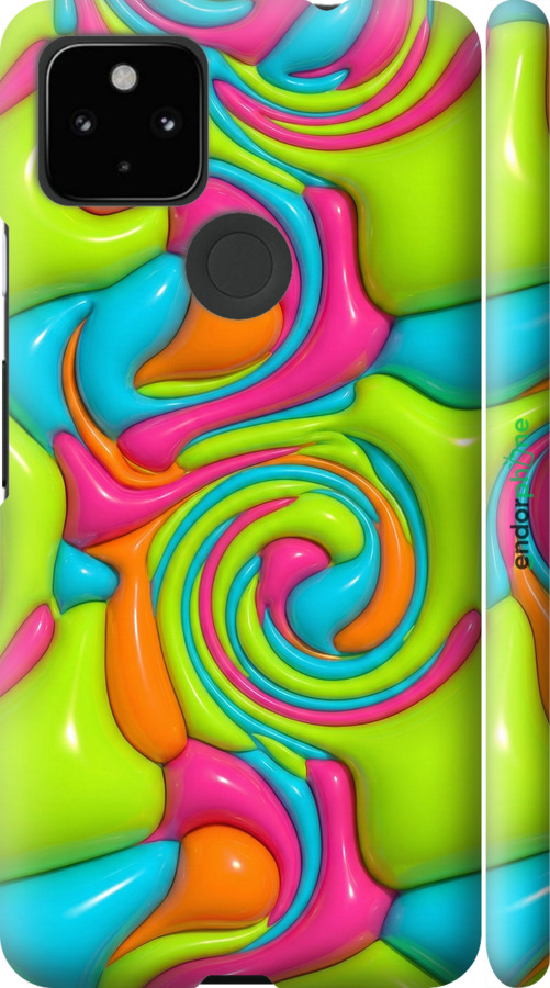 3D пластиковый матовый чехол Y2K Jelly Dream для Google Pixel 5A - 6780m-2286 изображение 