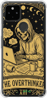 Силикон с усиленными углами чехол The Overthinker для Google Pixel 5A - 6774sp-2286 изображение 