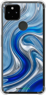 Силіконовий протиударний с посиленими кутами чехол Liquid Chrome для Google Pixel 5A - 6781sp-2286 изображение 