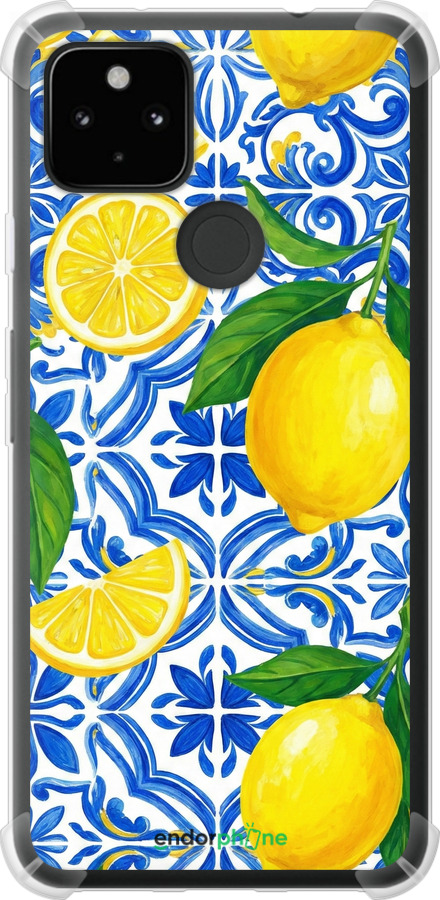 Силикон с усиленными углами чехол Grocery Girl Italian Summer для Google Pixel 5A - 6766sp-2286 изображение 