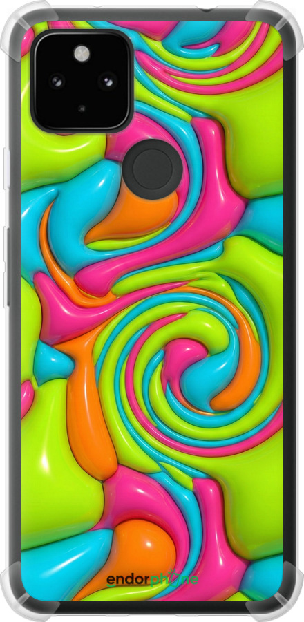 Силикон с усиленными углами чехол Y2K Jelly Dream для Google Pixel 5A - 6780sp-2286 изображение 