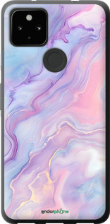 2D пластиковий чехол Нежный мрамор для Google Pixel 5A - 6310t-2286 изображение 